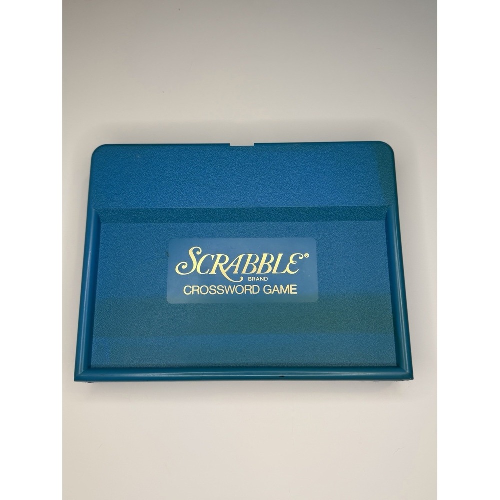 1976 Scrabble Word Game Complete Set with Travel Case , booklet and bag